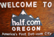 En 1999, la ville de Halfway a changé son nom en Half.com